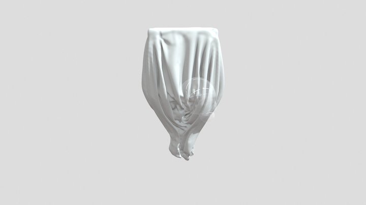 cloth and cube 3D Model