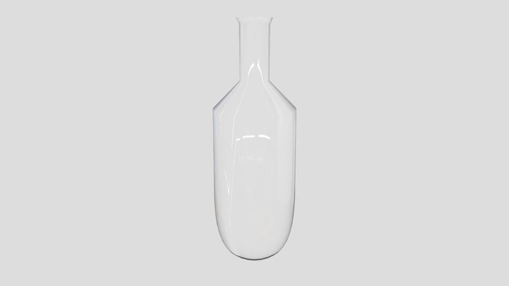 Garrafa de vidro 3D Model