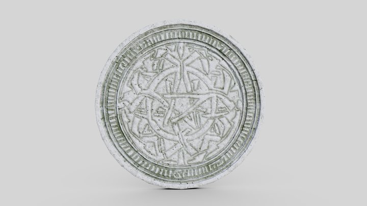 Medieval Fantasy Sigil - Five Point Star Crest 3D Model