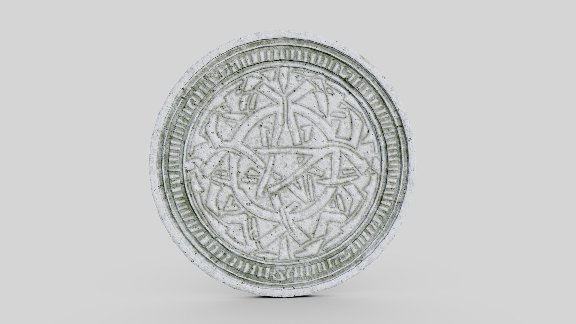 Medieval Fantasy Sigil - Five Point Star Crest - Buy Royalty Free 3D ...