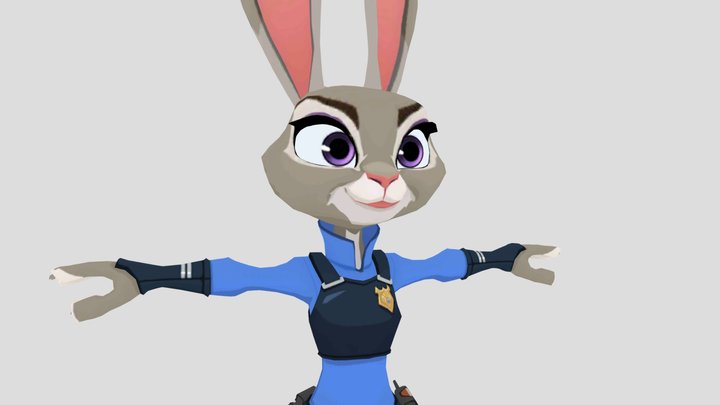 Judy Hopps 3D Model