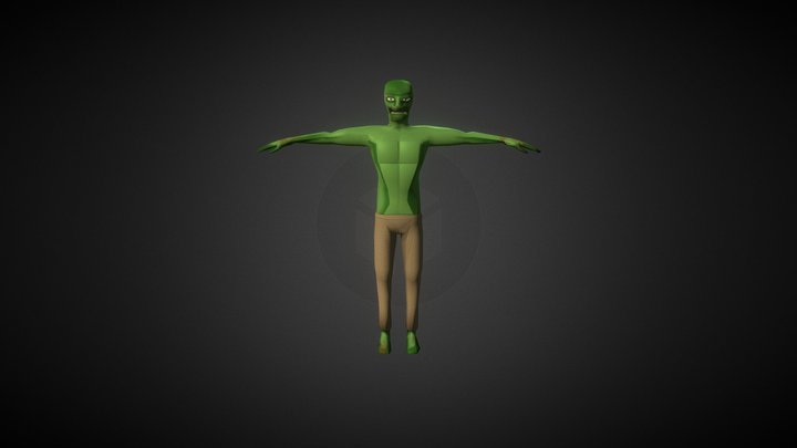 Zombie (Normal) 3D Model