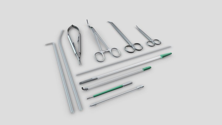 Medical instruments 3D Model