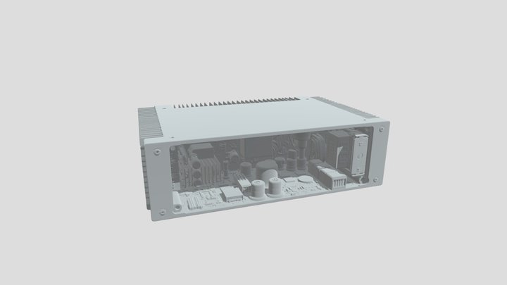 Photorealistic 3D ZTE RRU 3D Model