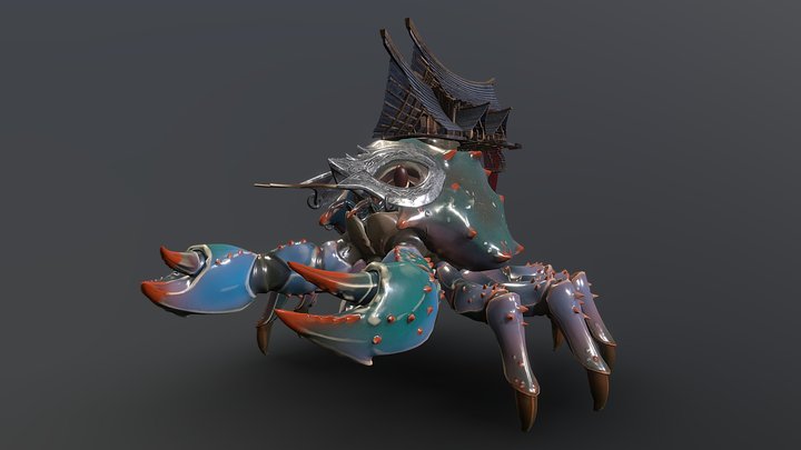 Viking - War Crab 3D Model