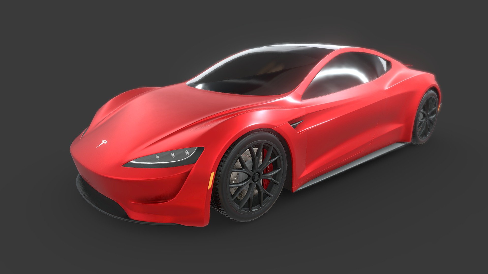 Tesla Roadster 2.0 - Download Free 3D model by ZTOONE3D [439a7e7 ...