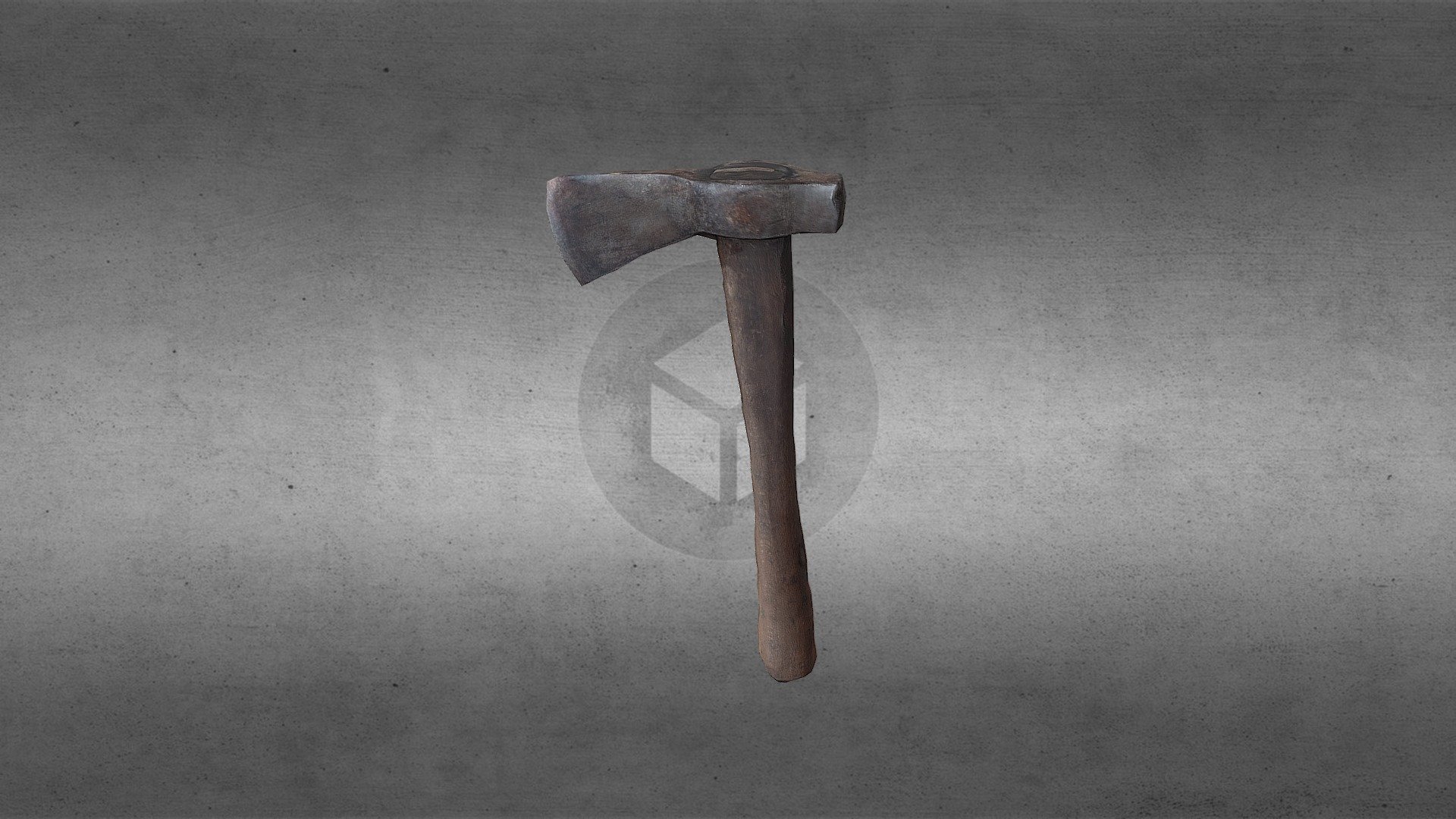 Destral low poly / Axe