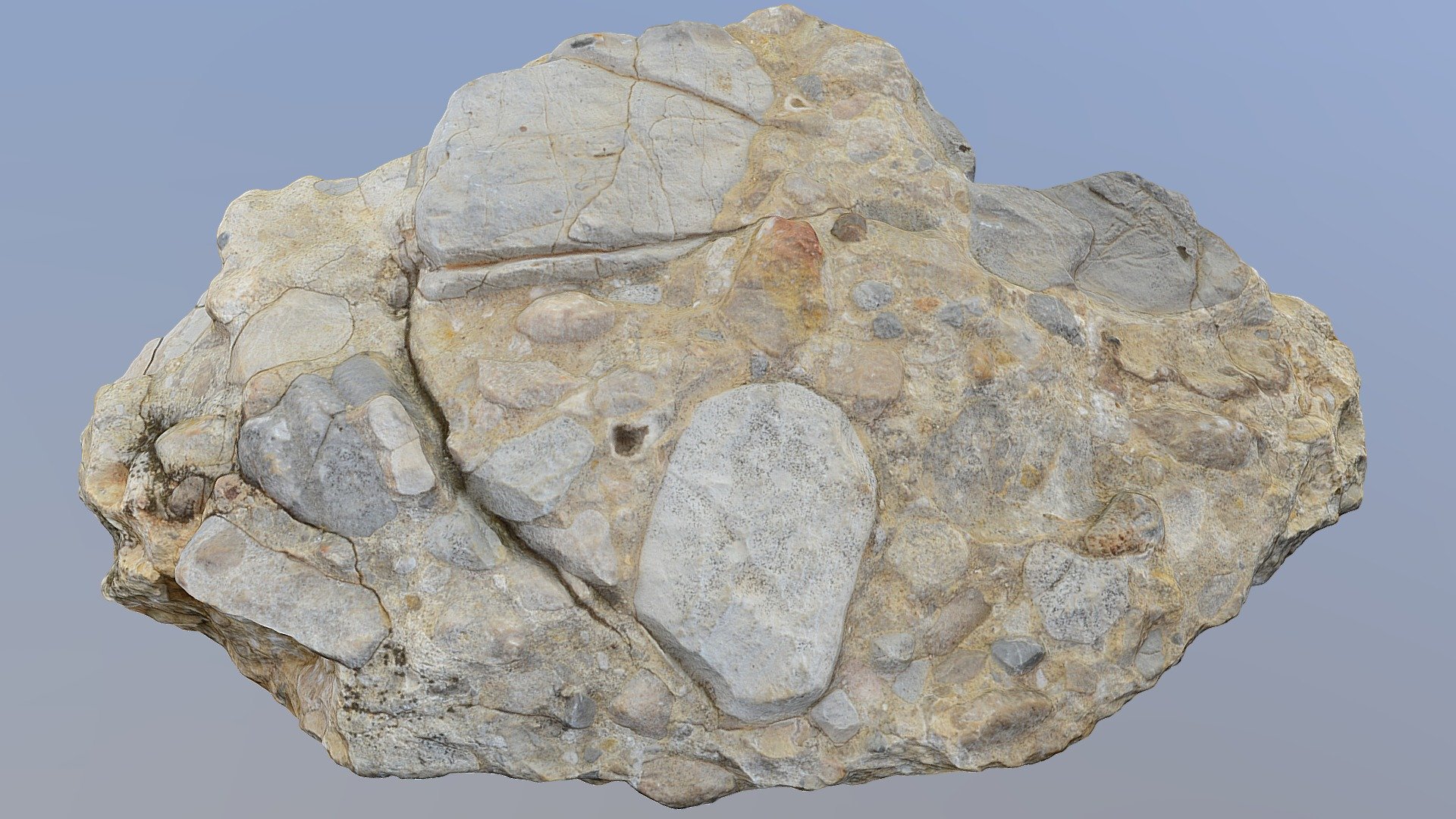 Conglomerado intraformacional carbonático — Sketchfab embed 3D viewer