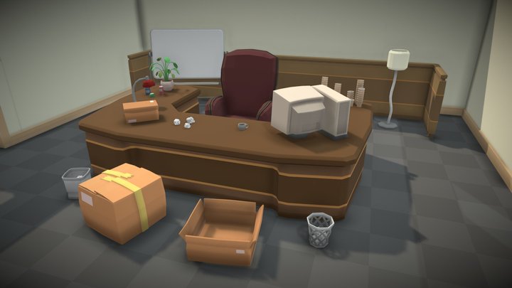 Office Props - First Day As An Intern ! 3D Model