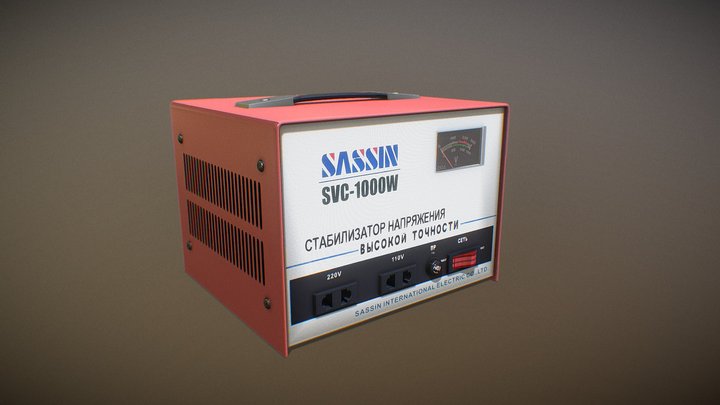 The SASSIN SVC-1000 stabilizer (new model) 3D Model