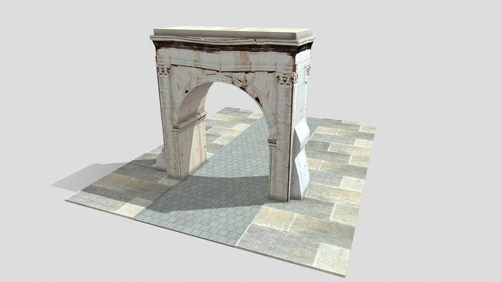 Arco de Galieno - Roma 3D Model