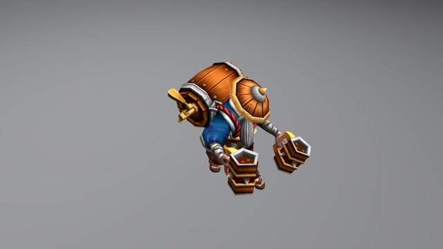 "Drunken Master" Idle 3D Model