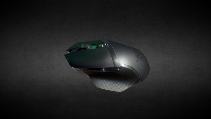 Razer Basilisk X HyperSpeed 3D Model