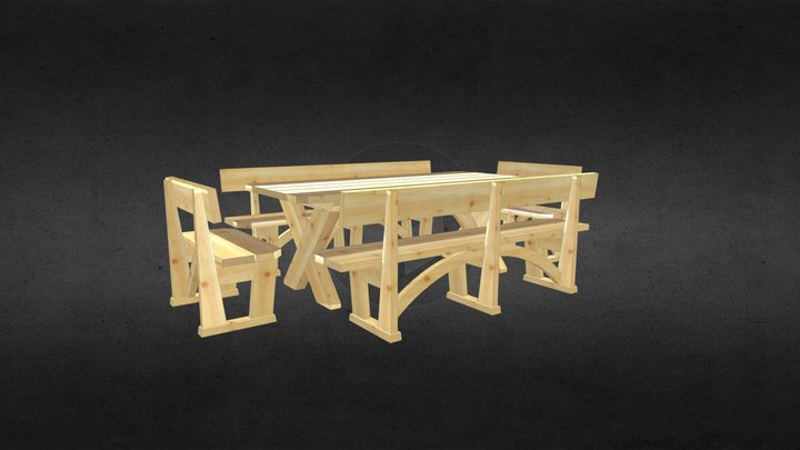 Stół Biesiadny TOMRER.xml 3D Model