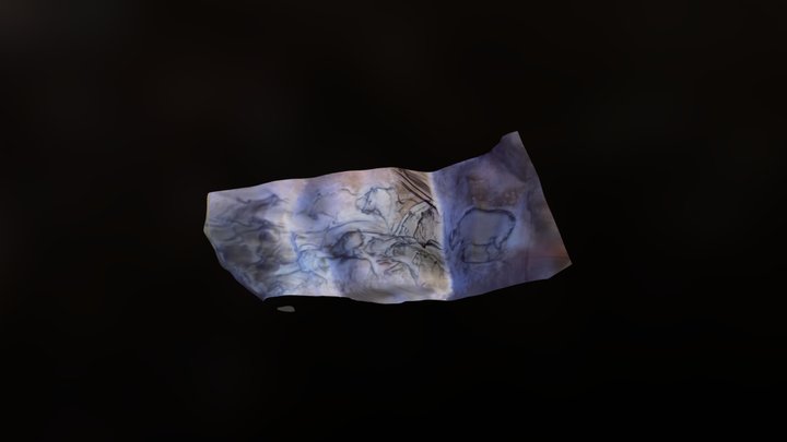 Chauvet Cave - Prehistoric paintings 3D Model