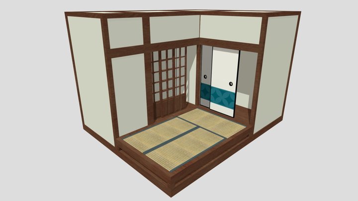Tatami Room 3D Model