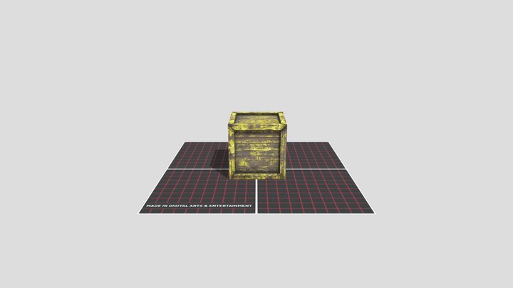 Prop Crate 4 3D Model