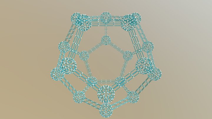 1560 3235 1 Metazome Pentagonal Dodecahedron 3D Model