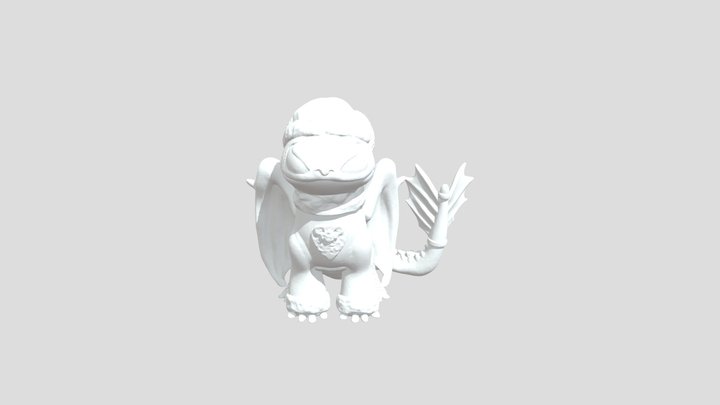 Banguela Dragon 3D Model