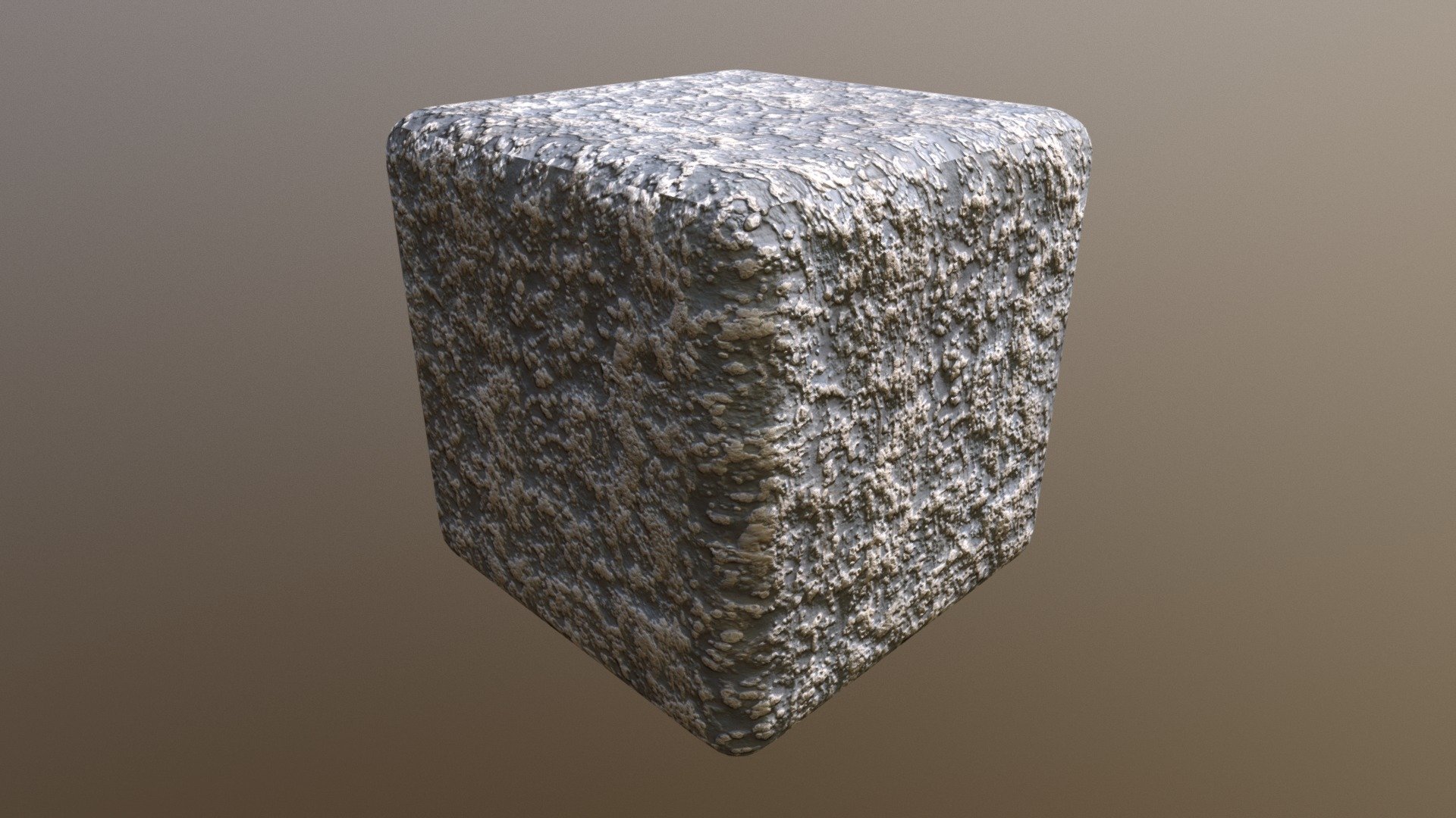 Tiled PBR material - Rock Mossy