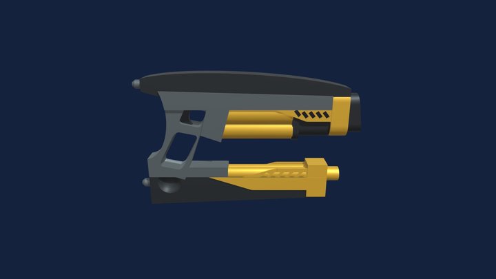 Starlord Gun 3D Model