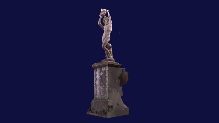Persée tenant la tête de Méduse 3D Model