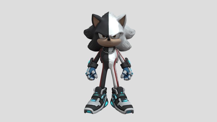 Ruan The Hedgehog | Custom Character Model 3D Model