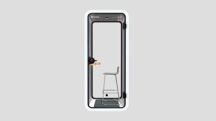 Solo Phone Booth 3D Model
