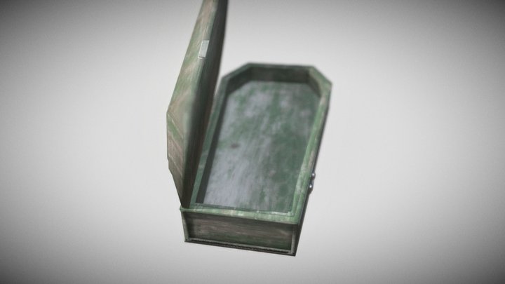 Animated coffin 3D Model