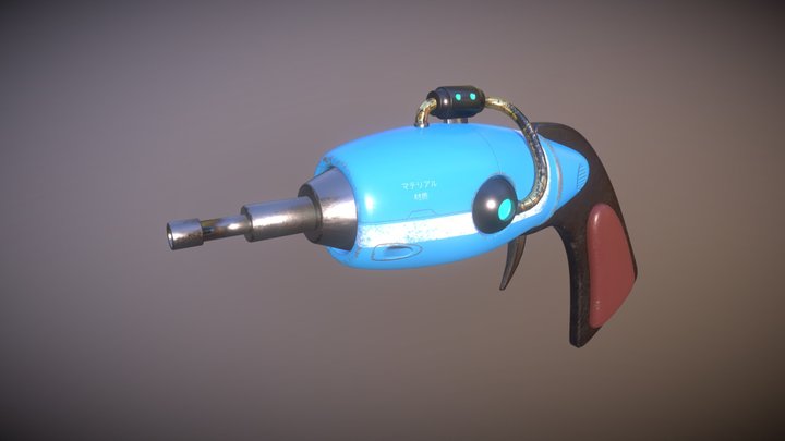 Sci Fi Gun 3D Model