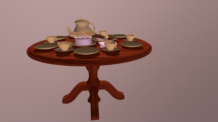 Teaparty 3D Model