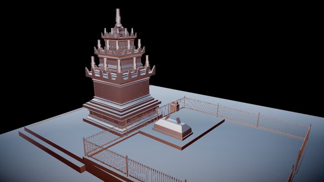 Cangkuang Temple 3D Model