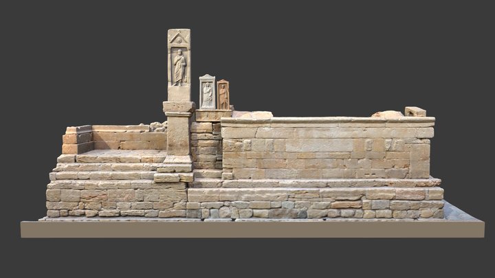 Ancient Roman columbarium 3D Model