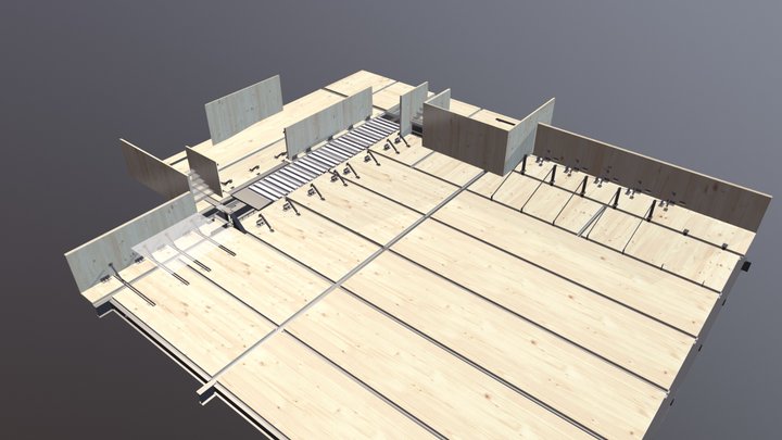 02.RAMP AT SHORTCUT STAIR 3D Model