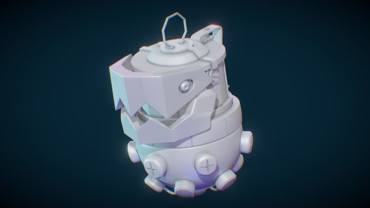 Jinx BOOM Grenade 3D Model