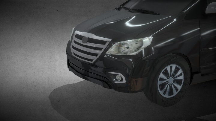 2014 Toyota Innova Barong 2.5 V [KUN40] 3D Model