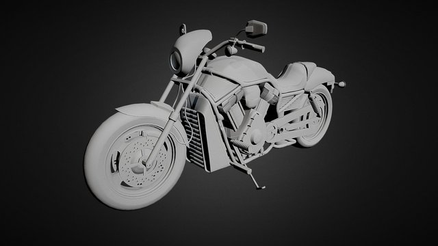 Harley Davidson -WIP 3D Model