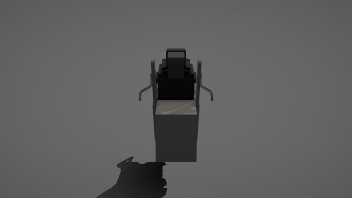 F-22 Raptor Ejection Seat 3D Model