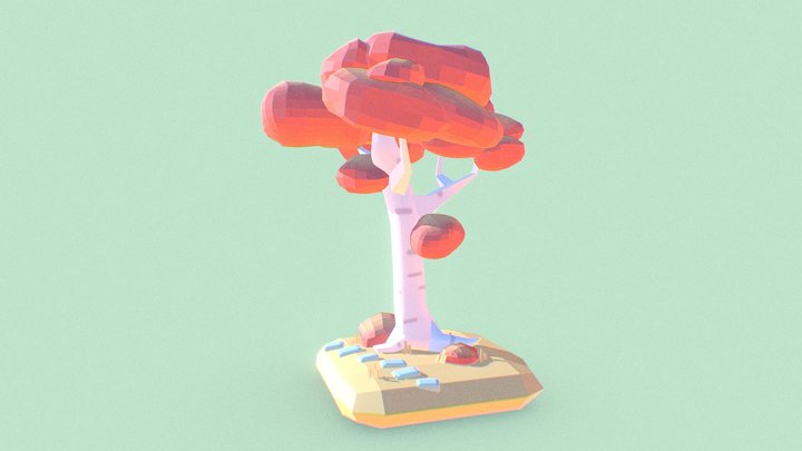 birch tree 3D Model