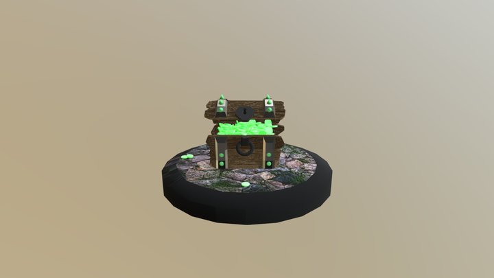 Chest textured 3D Model