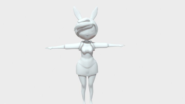 Fionna the human girl 3D Model