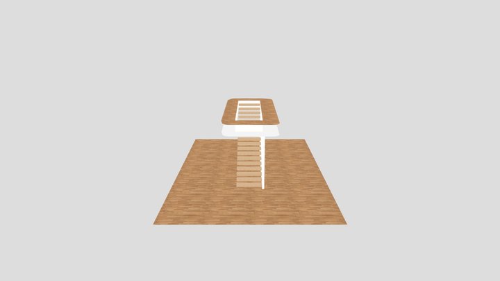 Półkowe żelbet 3D Model