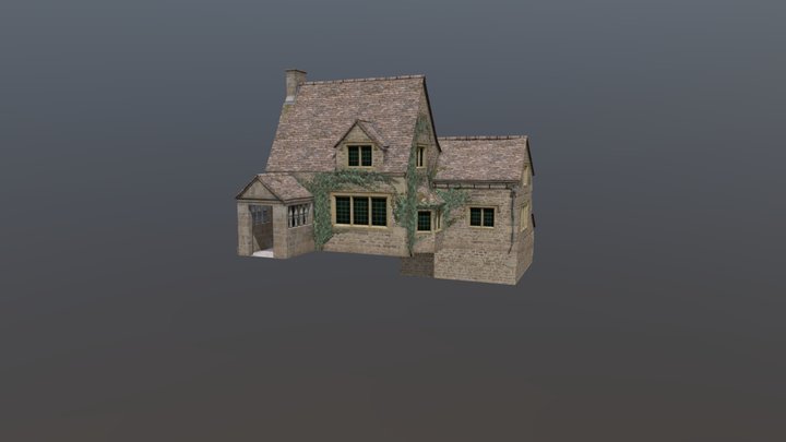 DAE - GGP1 - Diorama - Northern England Cottage 3D Model