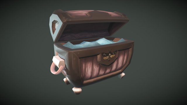 Treasure Chest 3D Model