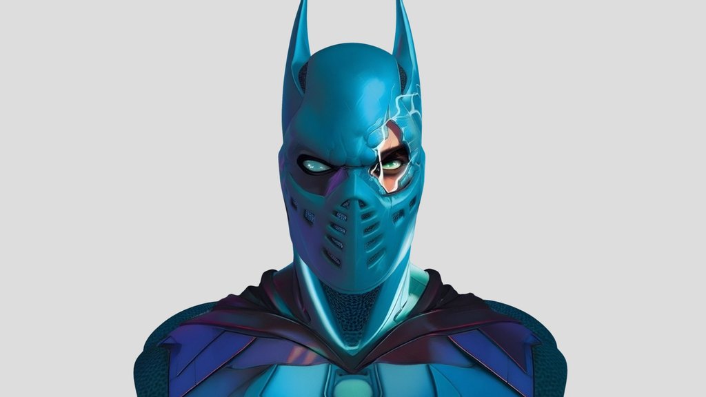 Electric Blue Batman