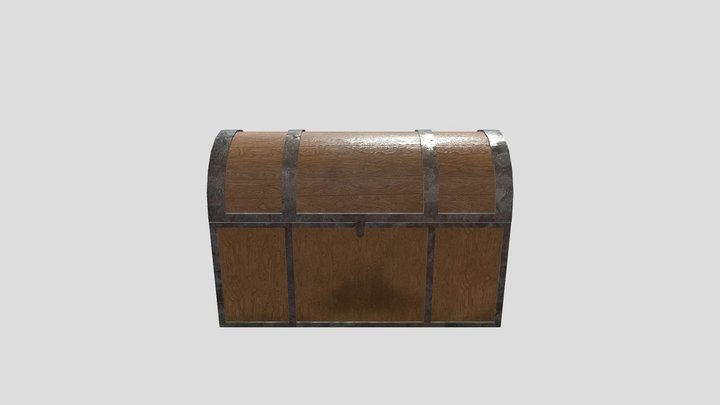 Animated Chest 3D Model