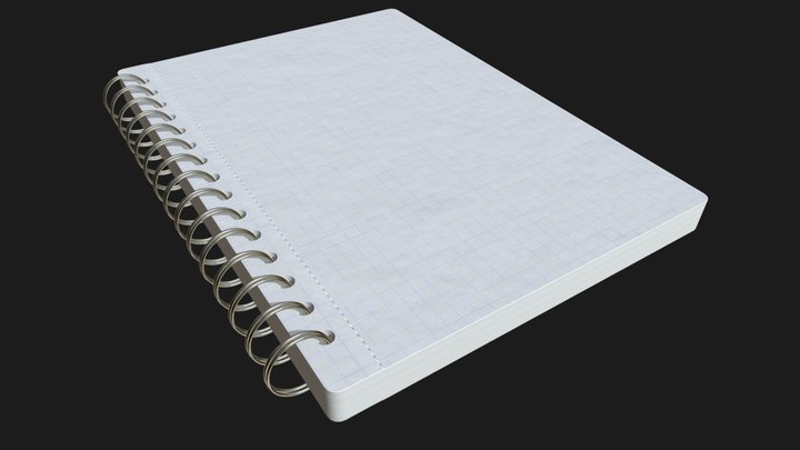 Spiral notebook 3D Model