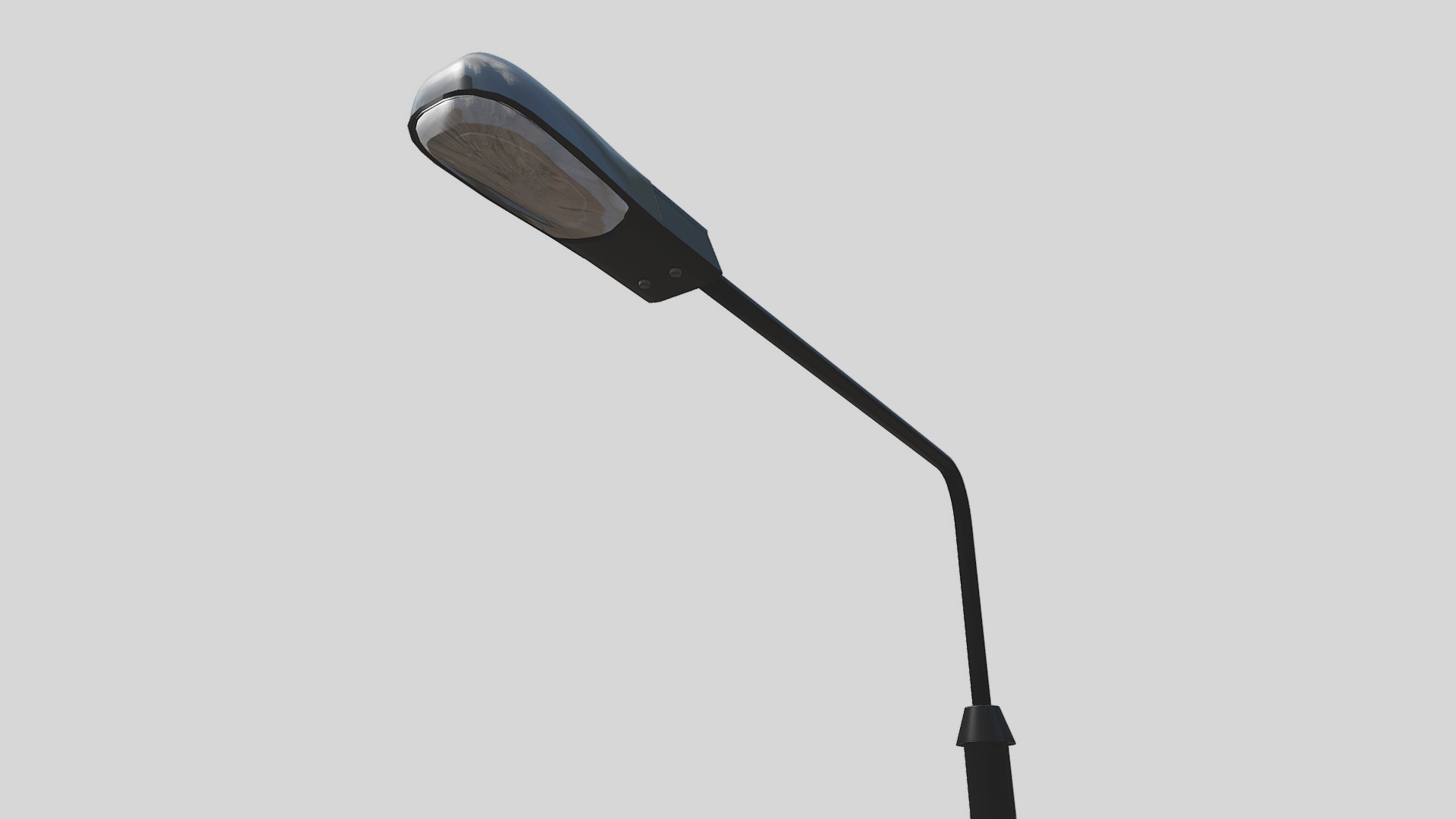 3D model Lamp Post – Dark 4 (street lights) - This is a 3D model of the Lamp Post - Dark 4 (street lights). The 3D model is about a close-up of a lamp post.