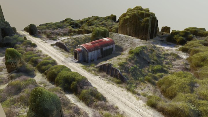 Coogee Old War Bunker 3D Model