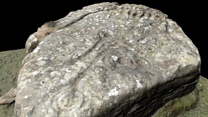 Old Bewick rock art, Northumberland 3D Model
